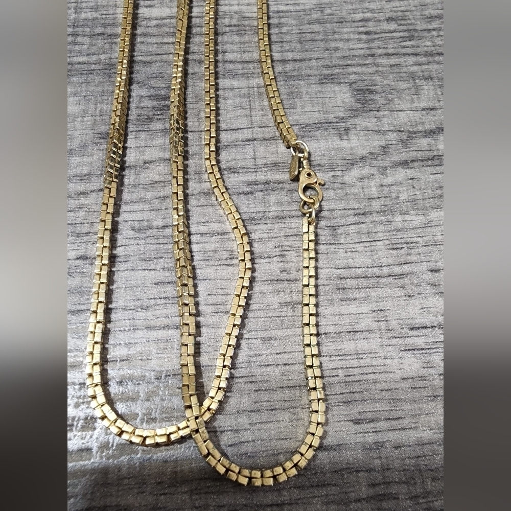 Monet Shimmering Gold Necklace - Picture 6 of 8